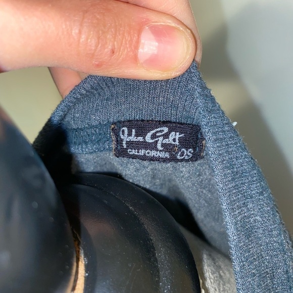 2/$30 Brandy Melville John Gault Muted Green / Grey Crop Sweater OS Fits Most - Picture 3 of 3